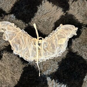 Elegant Cream Lace Women's Intimate